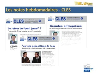 Les notes hebdomadaires - CLES
 