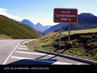 ALTO DE LA FARRAPONA – LIMITE CON LEON
 