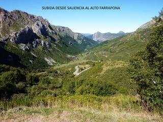 SUBIDA DESDE SALIENCIA AL ALTO FARRAPONA
 