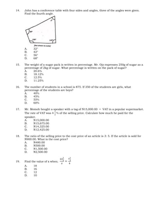 Lagos State Examination Board BECE Past Questions.pdf