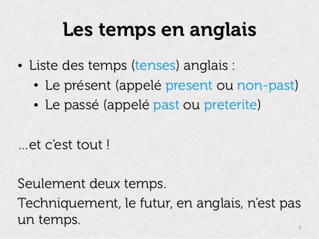 La Grammaire Anglaise Conference De Septembre 2016