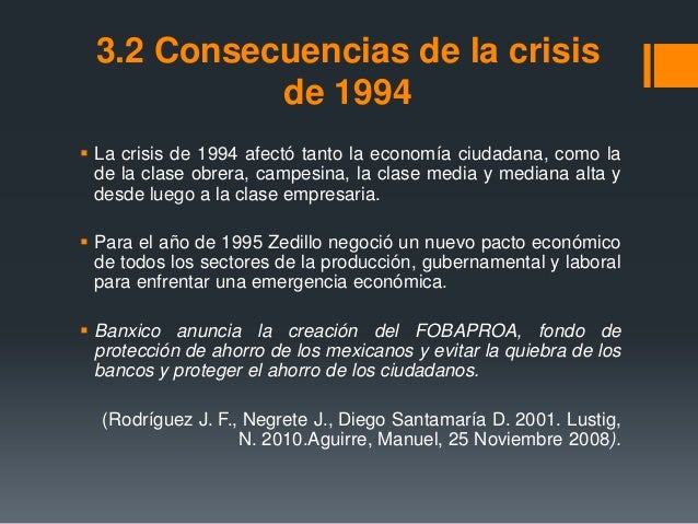 La gran crisis de 1994