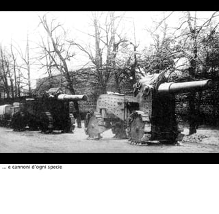 ... e cannoni d’ogni specie
 