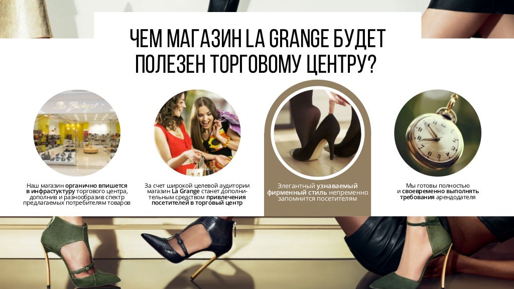 Презентация магазина обуви