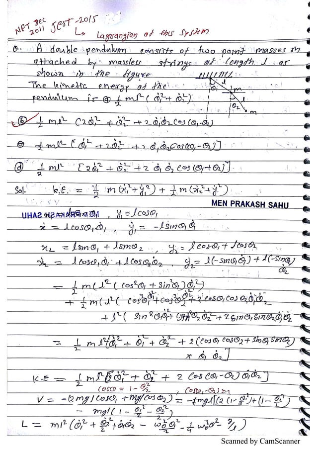 Lagrangian Dynamics CLASSICAL MECHANICS PDF Physics Science Lagrangian dynamics classical mechanics pdf physics science