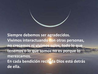 LA GRATITUD A DIOS | PPTX