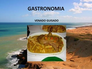GASTRONOMIA
VENADO GUISADO
 