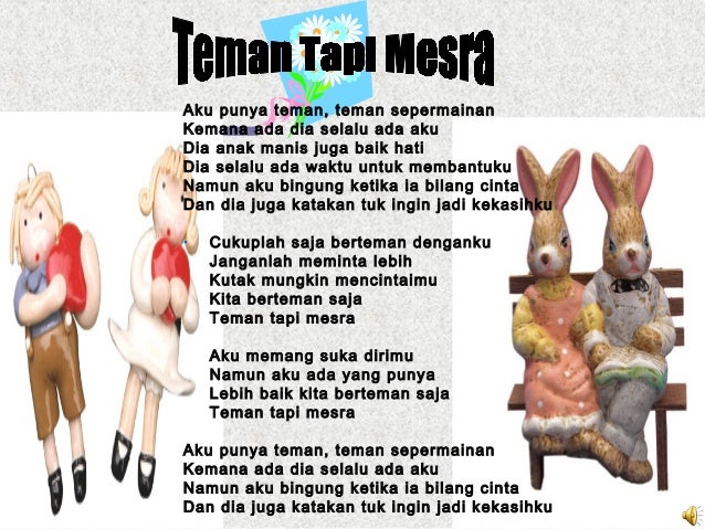 teman tapi mesra lirik