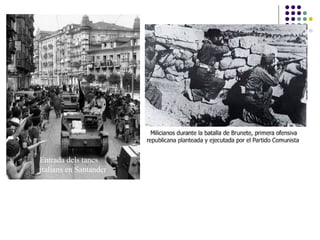 Entrada dels tancs
italians en Santander
 