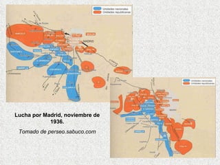 Lucha por Madrid, noviembre de 1936. Tomado de perseo.sabuco.com 