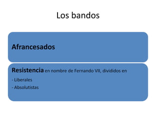 Los bandos 
 
