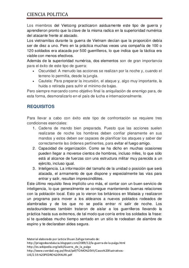 La guerra de la pulga