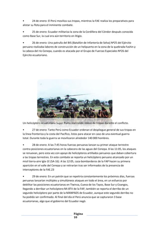 La guerra del cenepa