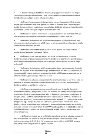 La guerra del cenepa