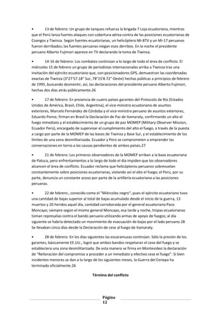 La guerra del cenepa