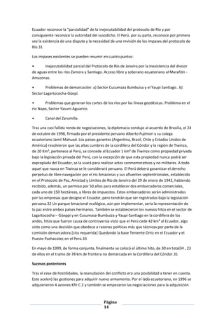 La guerra del cenepa