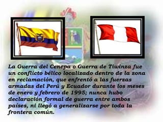 La guerra del cenepa | PPSX | South America Travel | Travel Locations