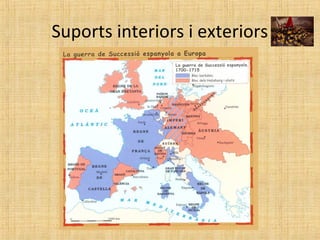 Suports interiors i exteriors
 