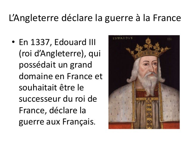 La Guerre De Cent Ans La Guerre De Cent Ans