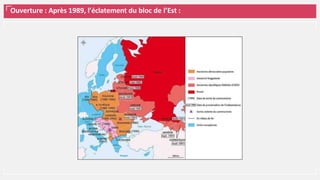 Ouverture : Après 1989, l’éclatement du bloc de l’Est :
 
