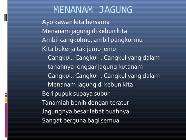 Lagu Lagu Tematik Lagu Lagu Tematik