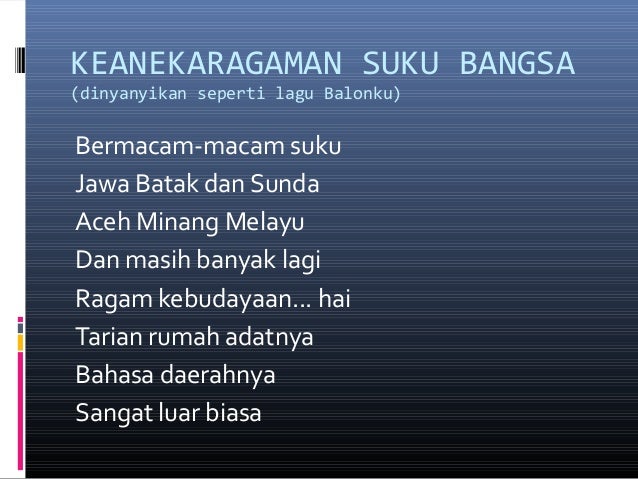 Lagu – lagu tematik