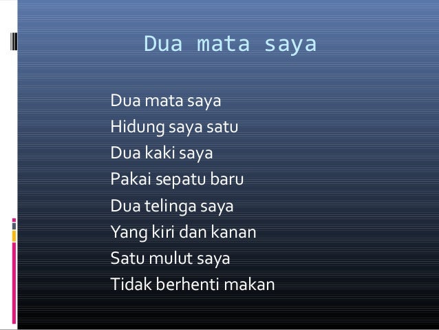Lirik Lagu Dua Mata Saya Gambar - Apa Bagaimana