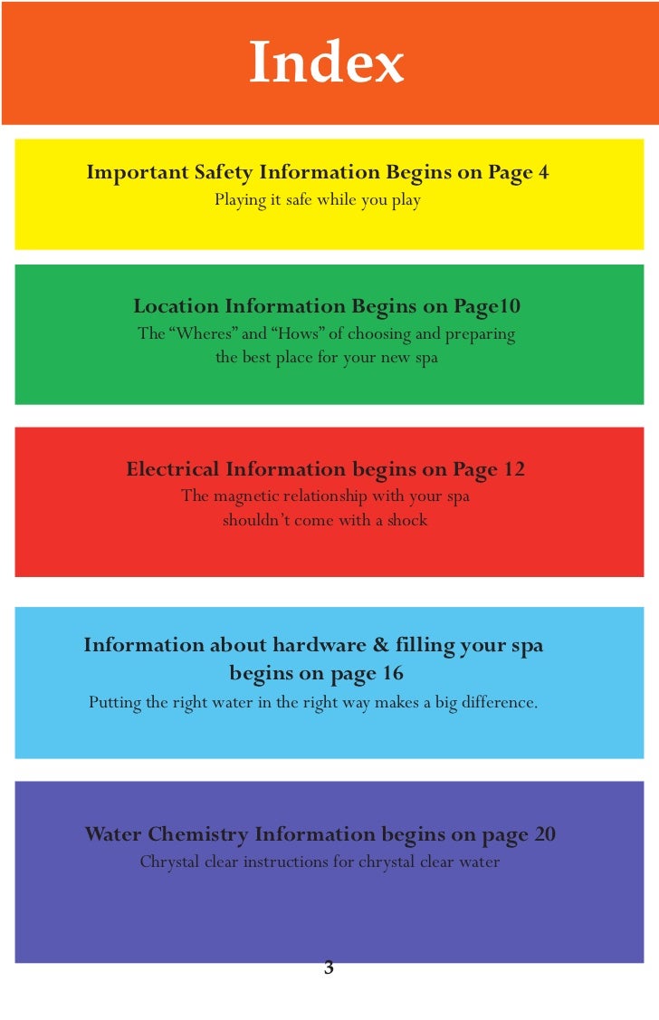 Laguna Bay Spa Manual