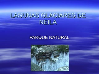 LAGUNAS GLACIARES DE NEILA PARQUE NATURAL 