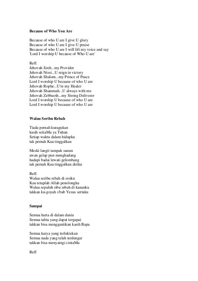 lagu jehovah jireh my provider