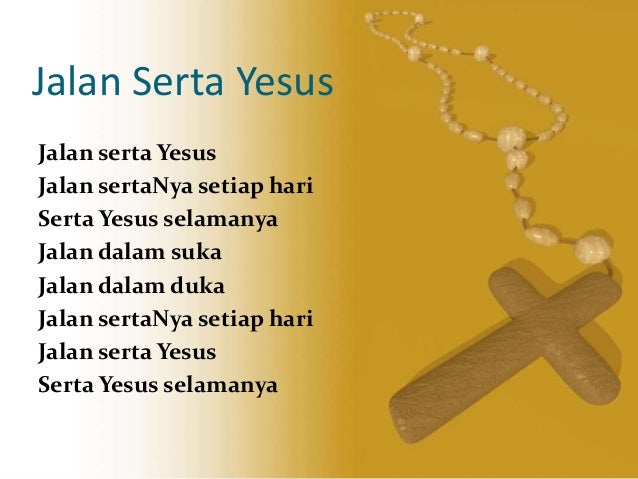 Jalan Serta Yesus Chord Ilmusosial Id