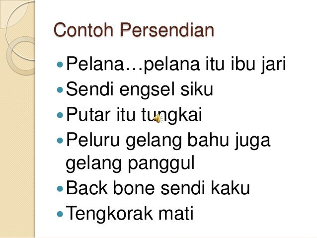 Lagu sendi Lagu sendi
