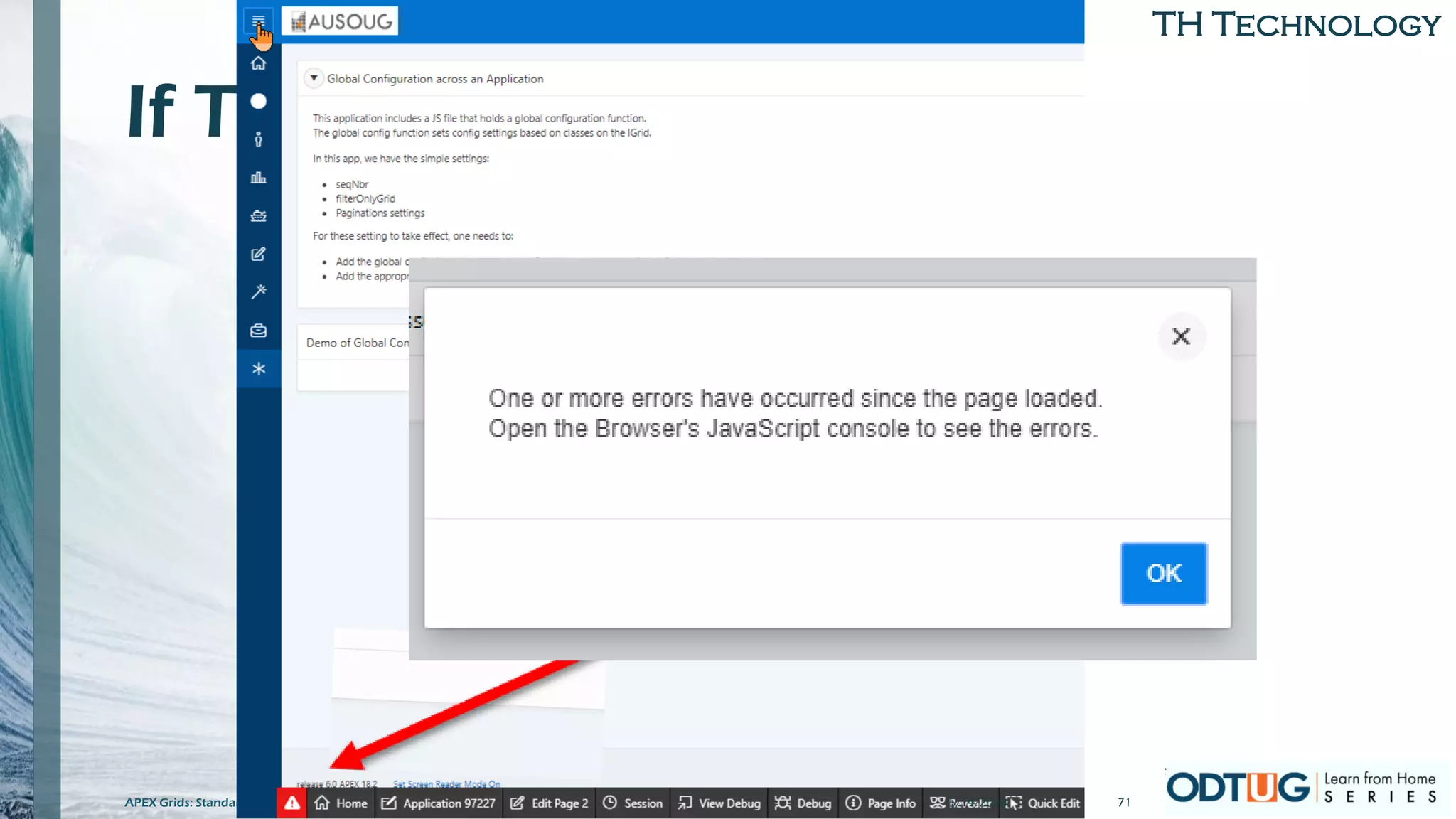 TH Technology
If There Is A Mistake ….
APEX Grids: Standardize 5/14/2020 71
 