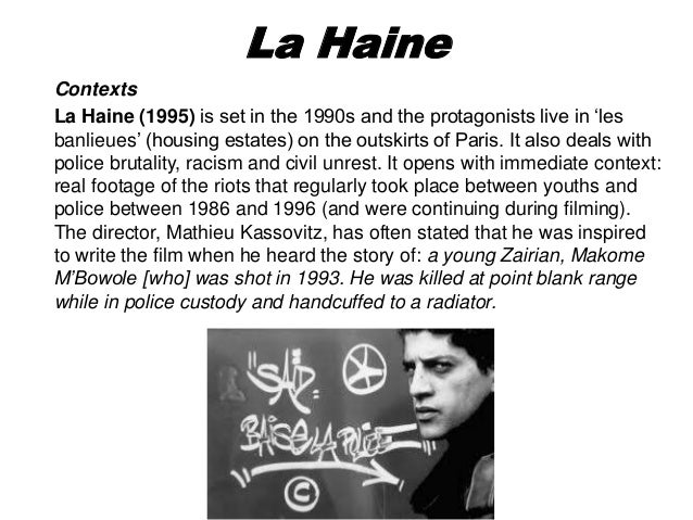 La haine kassovitz critique essay