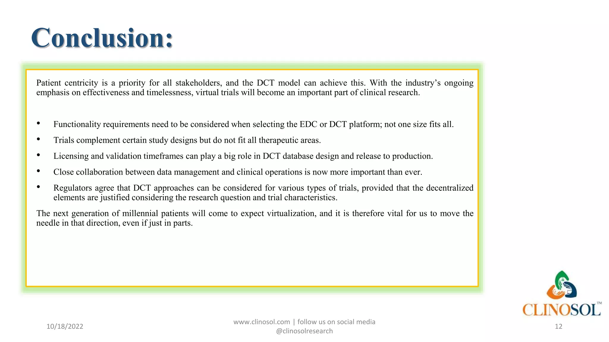 Decentralized Monitoring in Clinical Trials | PPTX