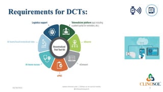 Decentralized Monitoring in Clinical Trials | PPTX