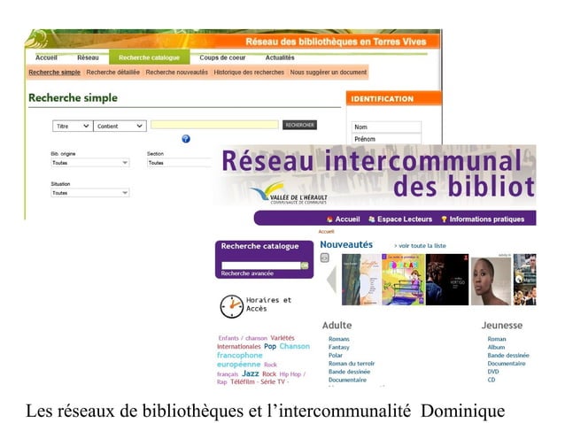 Les réseaux de bibliothèques et l’intercommunalité