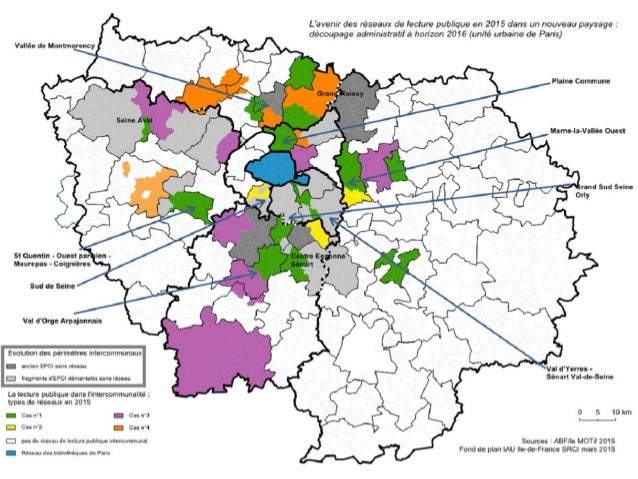 Réforme territoriale en Ile-de-France et lecture publique : Périmètre…
