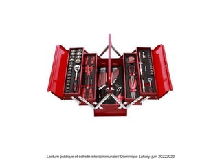 Lecture publique et échelle intercommunale / Dominique Lahary. juin 20222022
 