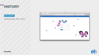 HISTORY
HUE 3 ALPHA

Proposed	
  design,	
  didn’t	
  make	
  it.

12

 