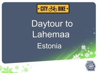 Daytour to Lahemaa Estonia 