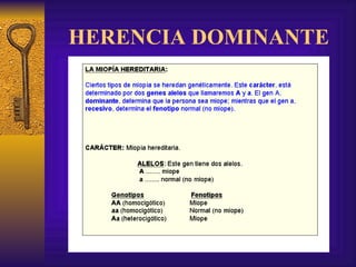 HERENCIA DOMINANTE 