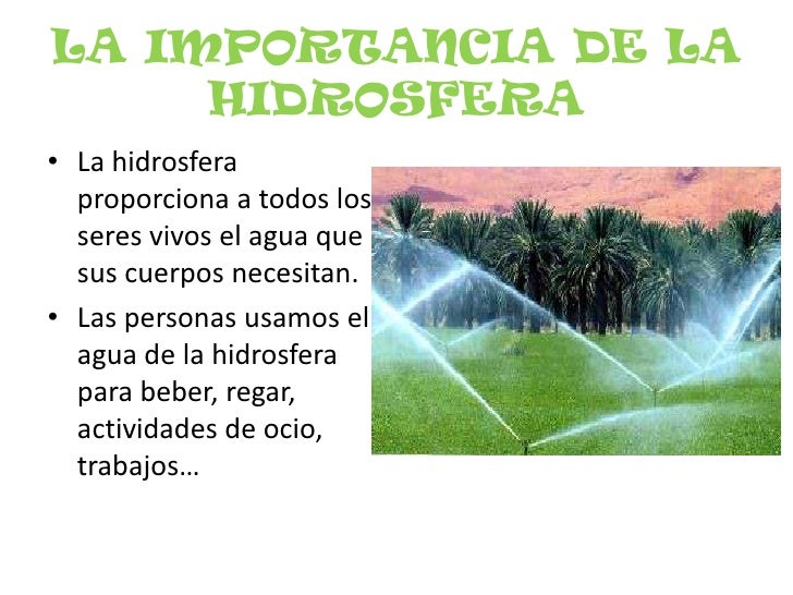 La Hidrosfera y la Atmósfera Aroa Sánchez