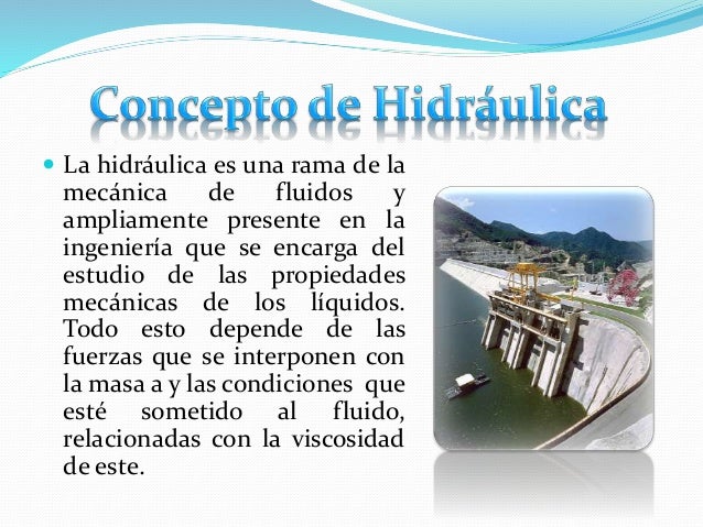 La hidráulica como rama de la Ingenieria Civil