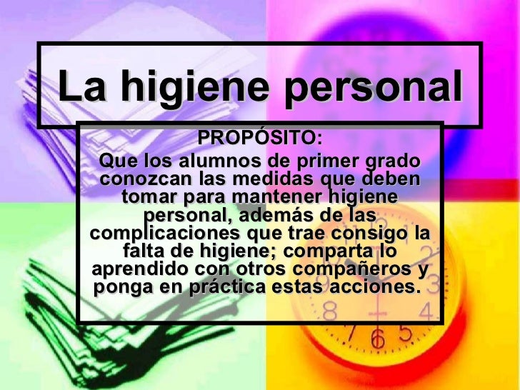Que Es La Higiene Personal