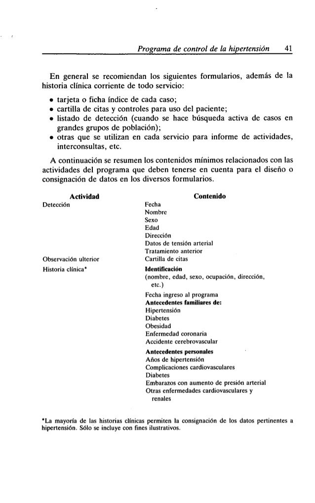 Breve guía de Hipertensión