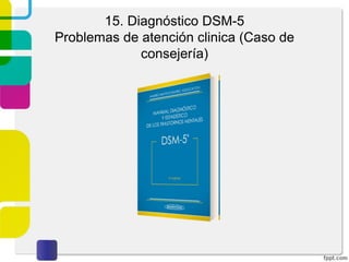 4. Historia Clínica
A. Personales no patológicos: Son todos los antecedentes no
patológicos de la persona como:
8. Historia Psicosexual y vida marital: Incluye curiosidad sexual en
la infancia, adolescencia, juegos sexuales, actitud de los padres
hacia el sexo, actividad sexual adolescente, adulta, noviazgos,
relaciones amorosas, matrimonio, etc. Forma de relacionarse con
la pareja, sumisión, violencia, golpes, dominio, dependencia. Edad
en que contrajo matrimonio, satisfacciones o insatisfacciones y
ansiedad sexual. Si son varios matrimonios: edad en que se
efectuaron y forma en que se desarrollaron.
 