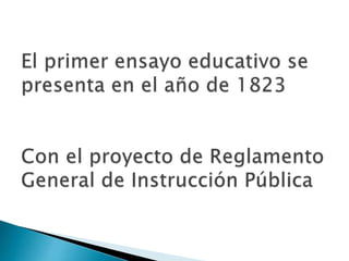 iniciativas y ensayos educativos