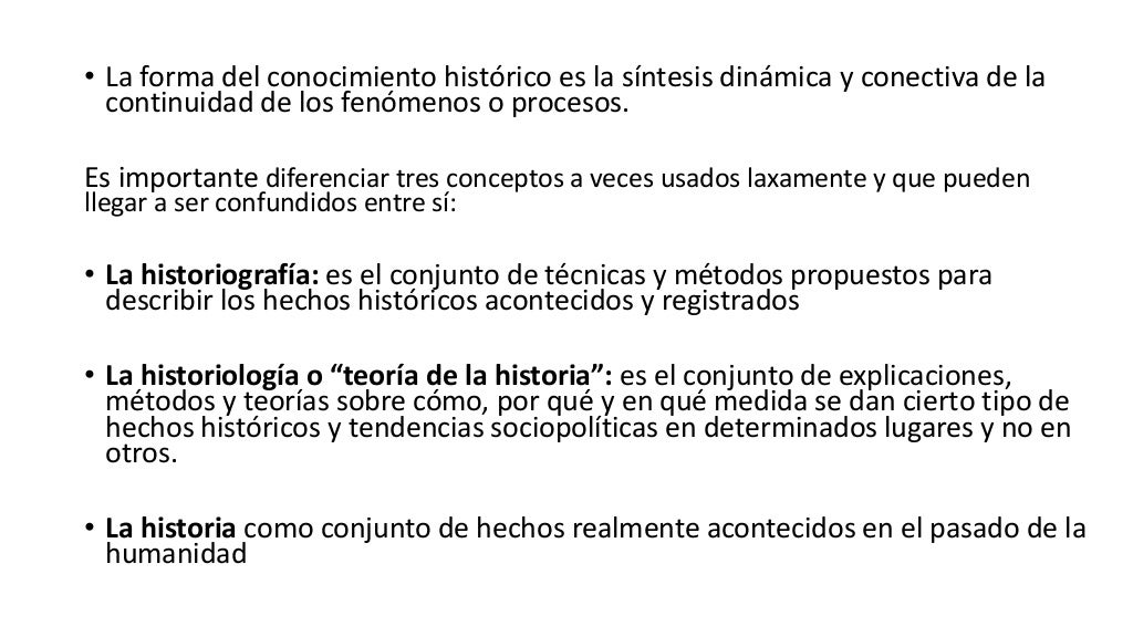 La Historia