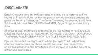A HISTÓRIA COMPLETA DE FIVE NIGHTS AT FREDDY'S! 
